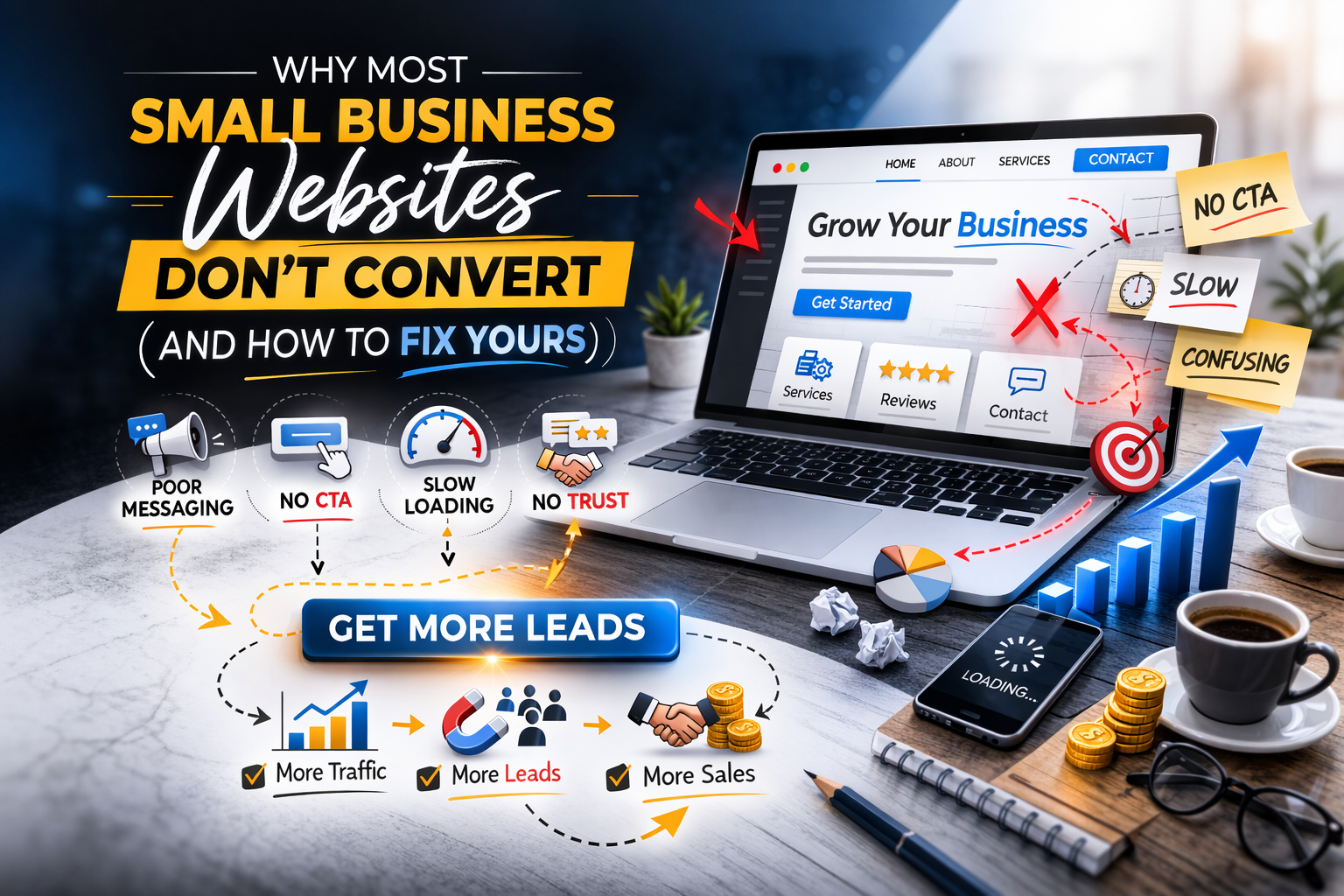 Why Most Small Business Websites Don’t Convert (And How to Fix Yours ...